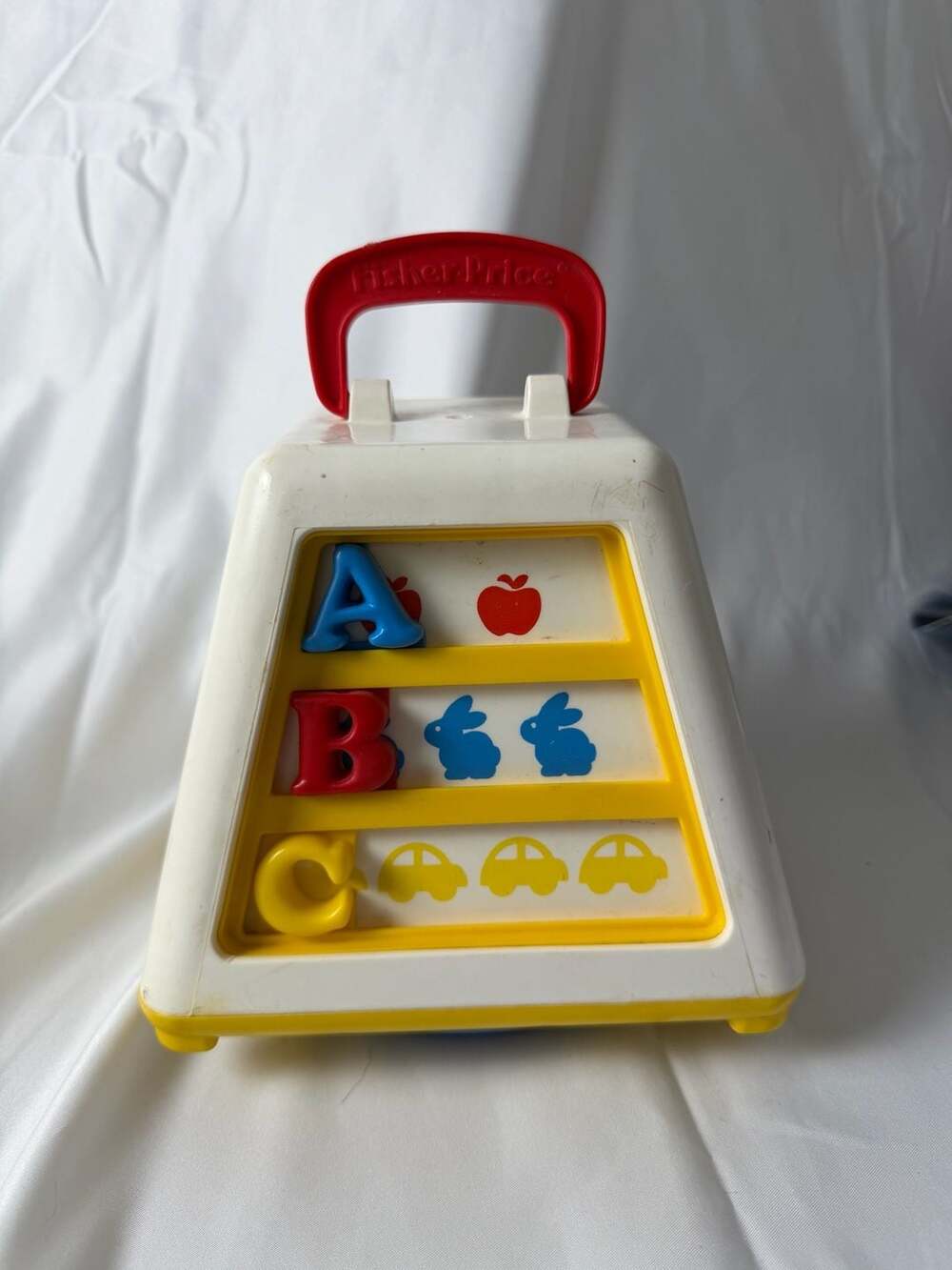 Vintage 1988 Fisher-Price 1021 Turn and Learn Activity Pyramid
